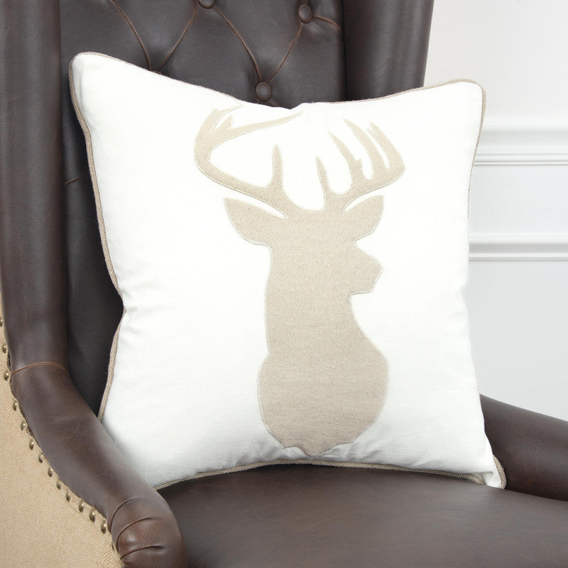 Deeerie 20 X 20 Decorative Cushion - Natural