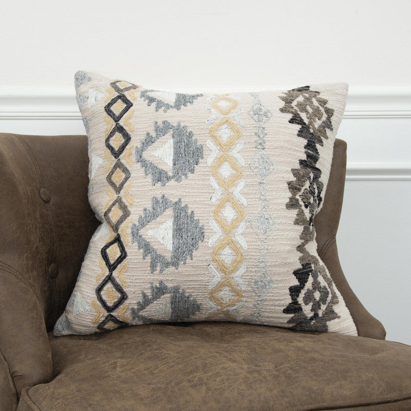 Sinnar Radiant 20 X 20 Decorative Cushion - Natural/ Brown