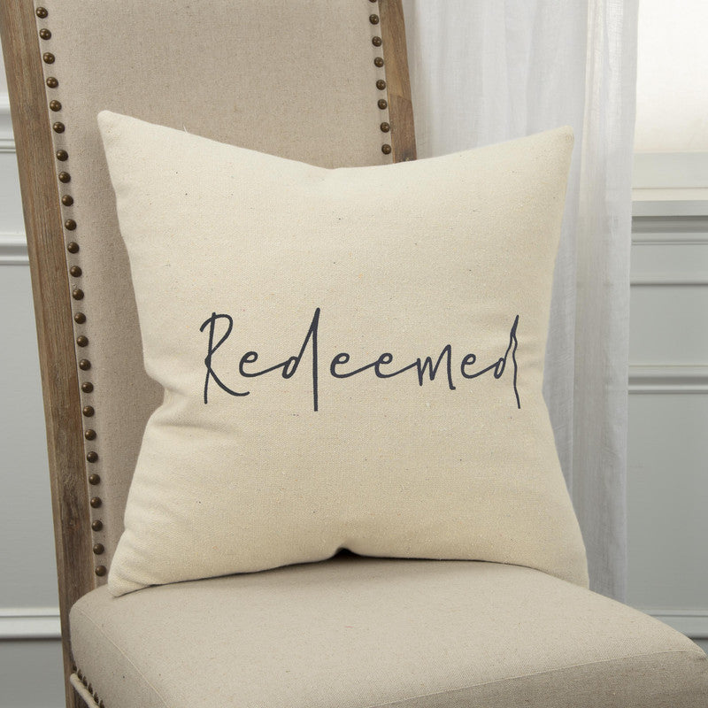 Redeem 20 X 20 Decorative Cushion - Natural/ Black