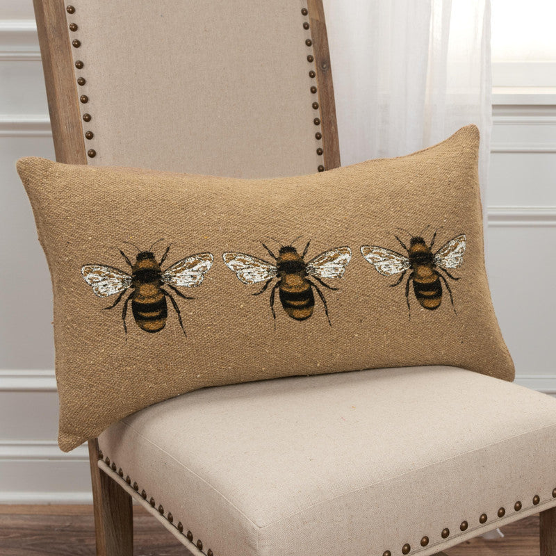 Bee Bee 14 X 26 Decorative Cushion - Yellow
