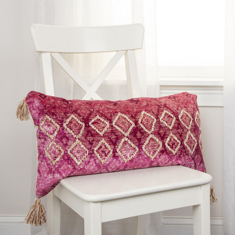 Bejeweled VI 14 X 26 Decorative Cushion - Pink