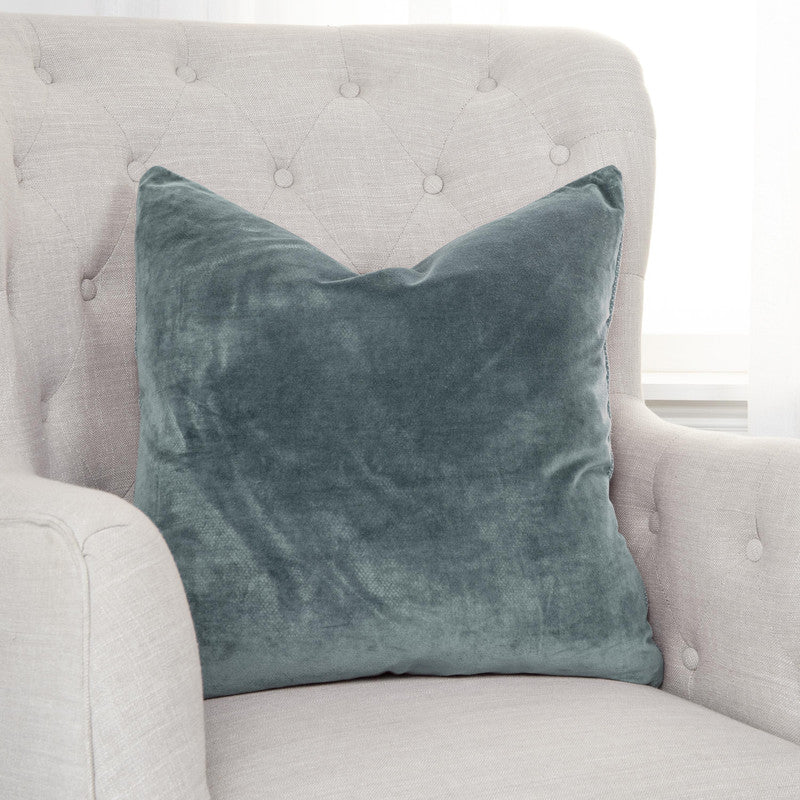 Tealie Solid 22 X 22 Decorative Cushion - Teal