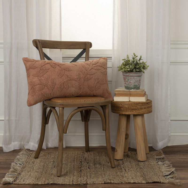 Nainital 14 X 26 Decorative Cushion - Terra Cotta