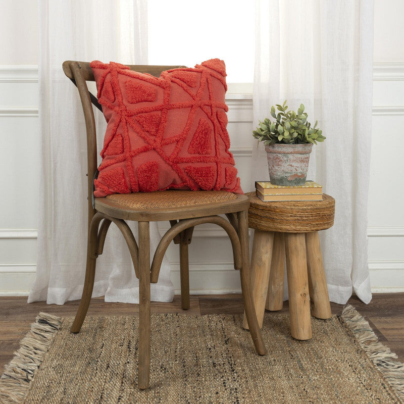 Nagar 20 X 20 Decorative Cushion - Red