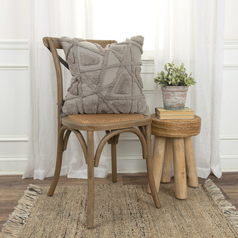 Nagar 20 X 20 Decorative Cushion - Grey