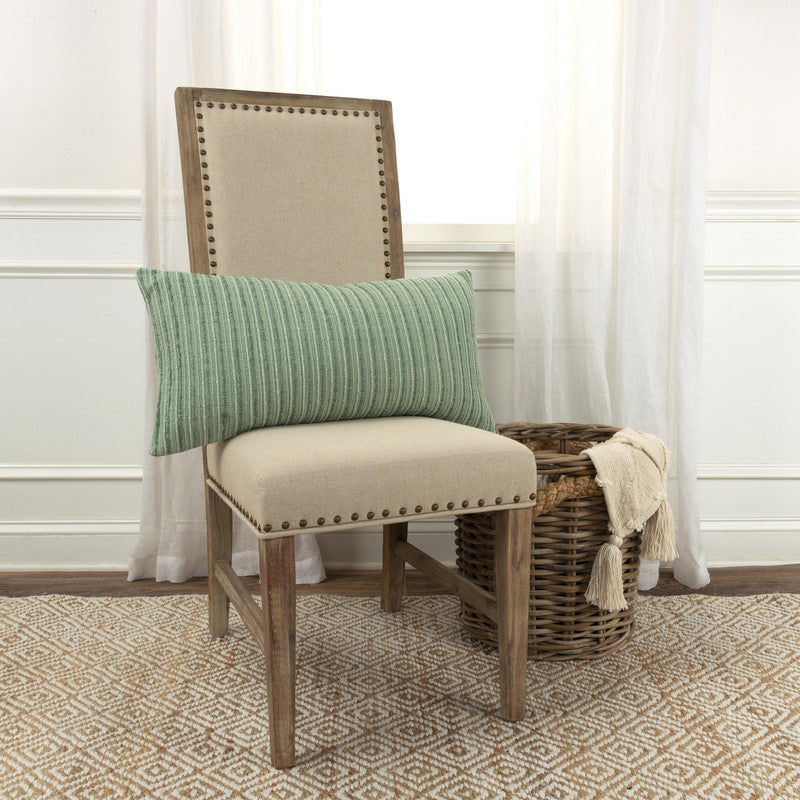 Kasara Striped 14 X 26 Decorative Cushion - Green