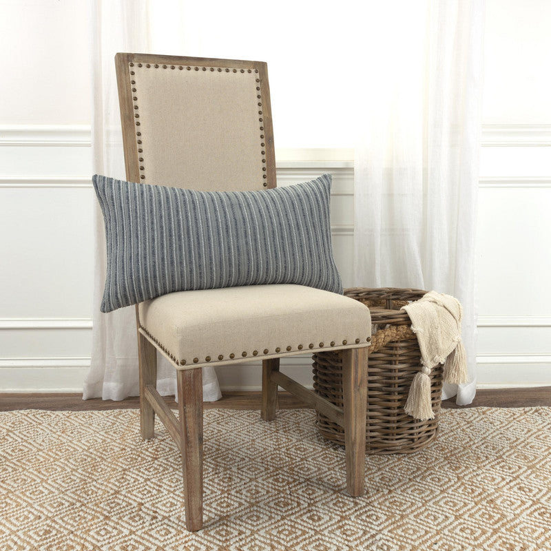 Kasara Striped 14 X 26 Decorative Cushion - Grey