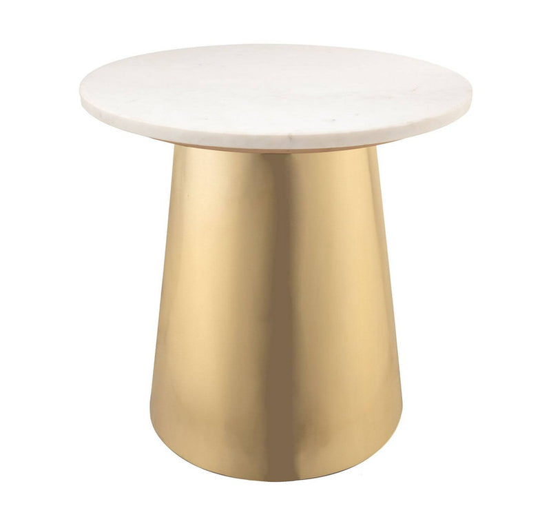 Asbes Marble Accent Table
