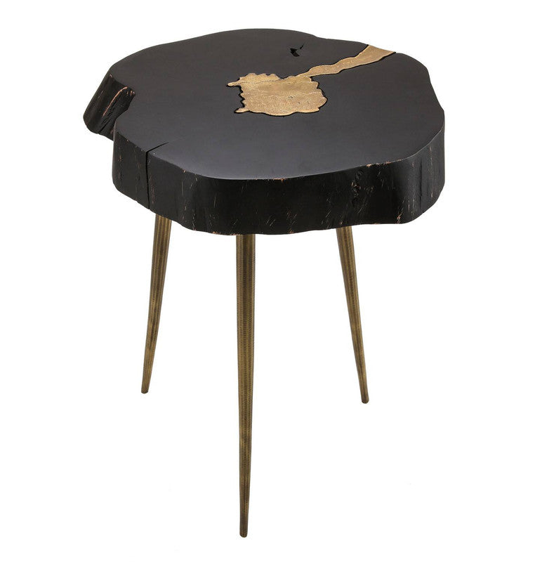 Taaibos Accent Table - Black/Brass