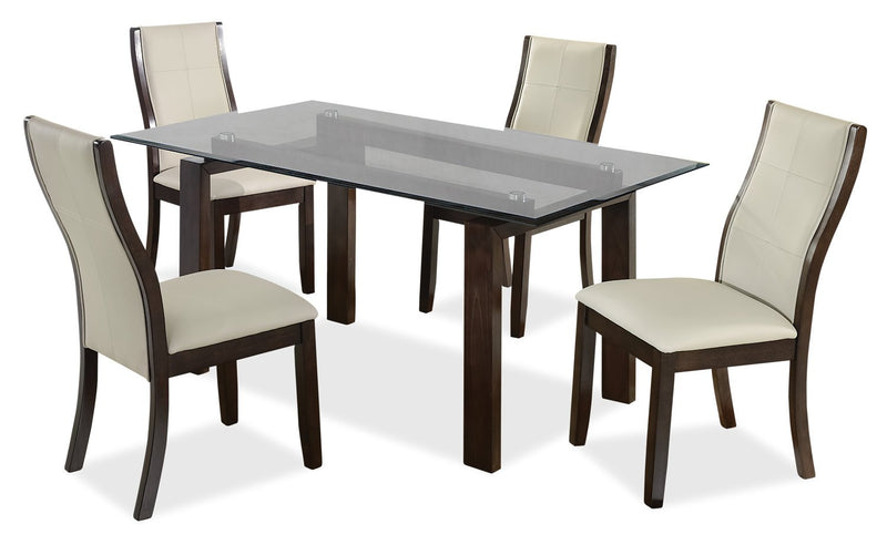 Revillo 5-Piece Dining Set - Taupe