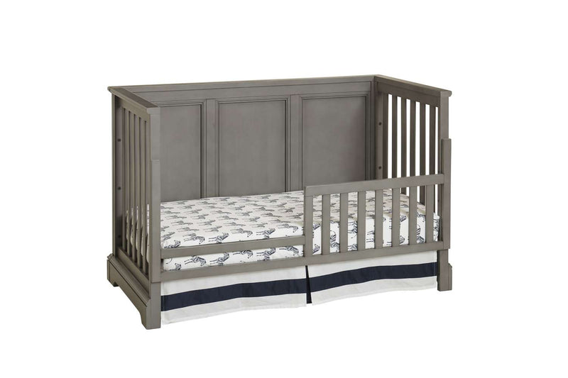 Ellie Cottage Crib with Toddler Guard Rail Package - Cloud