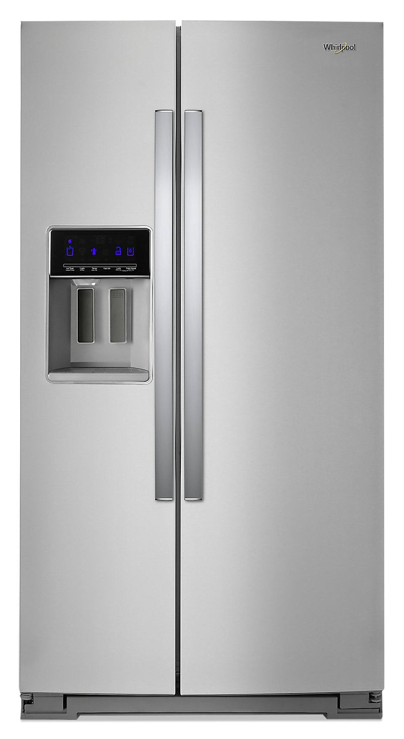 Whirlpool 28 Cu. Ft. Side-by-Side Refrigerator with Exterior Water Dispenser - WRS588FIHZ