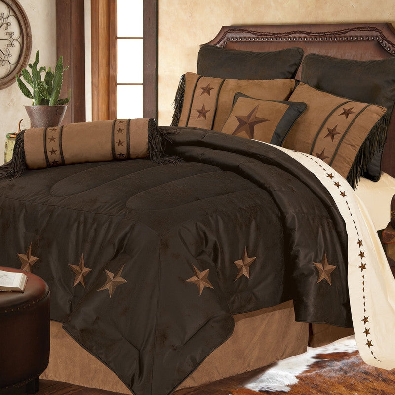Williston 6 Pc. Queen Comforter Set - Brown