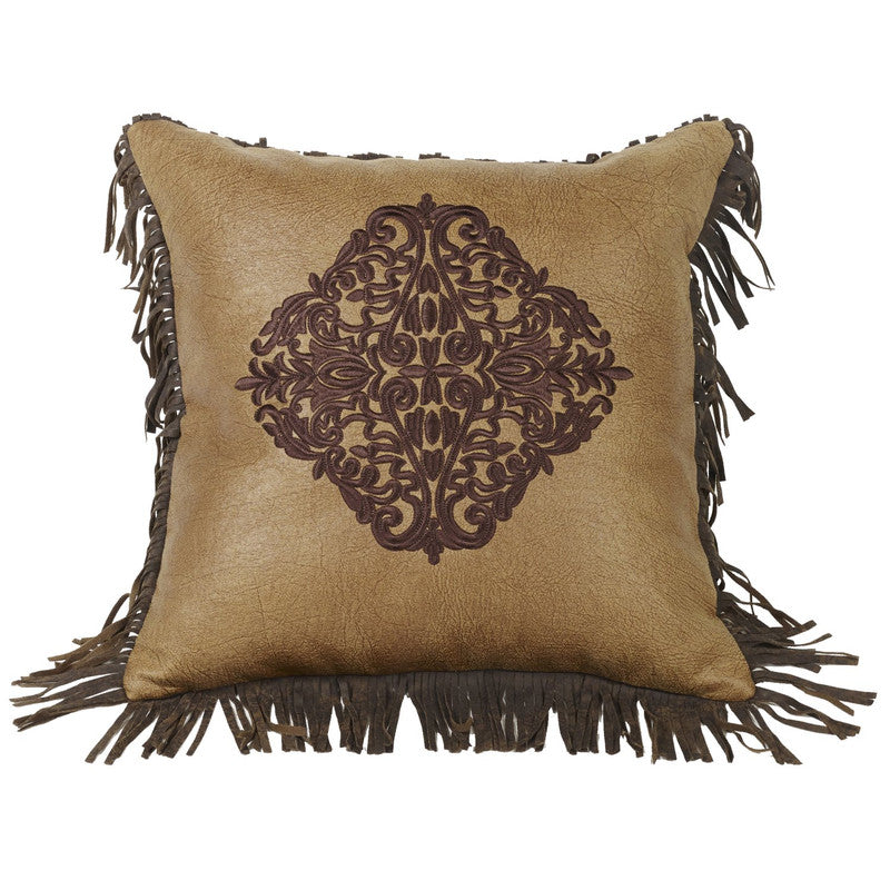Kenee  Fringe Decorative Pillow - Tan
