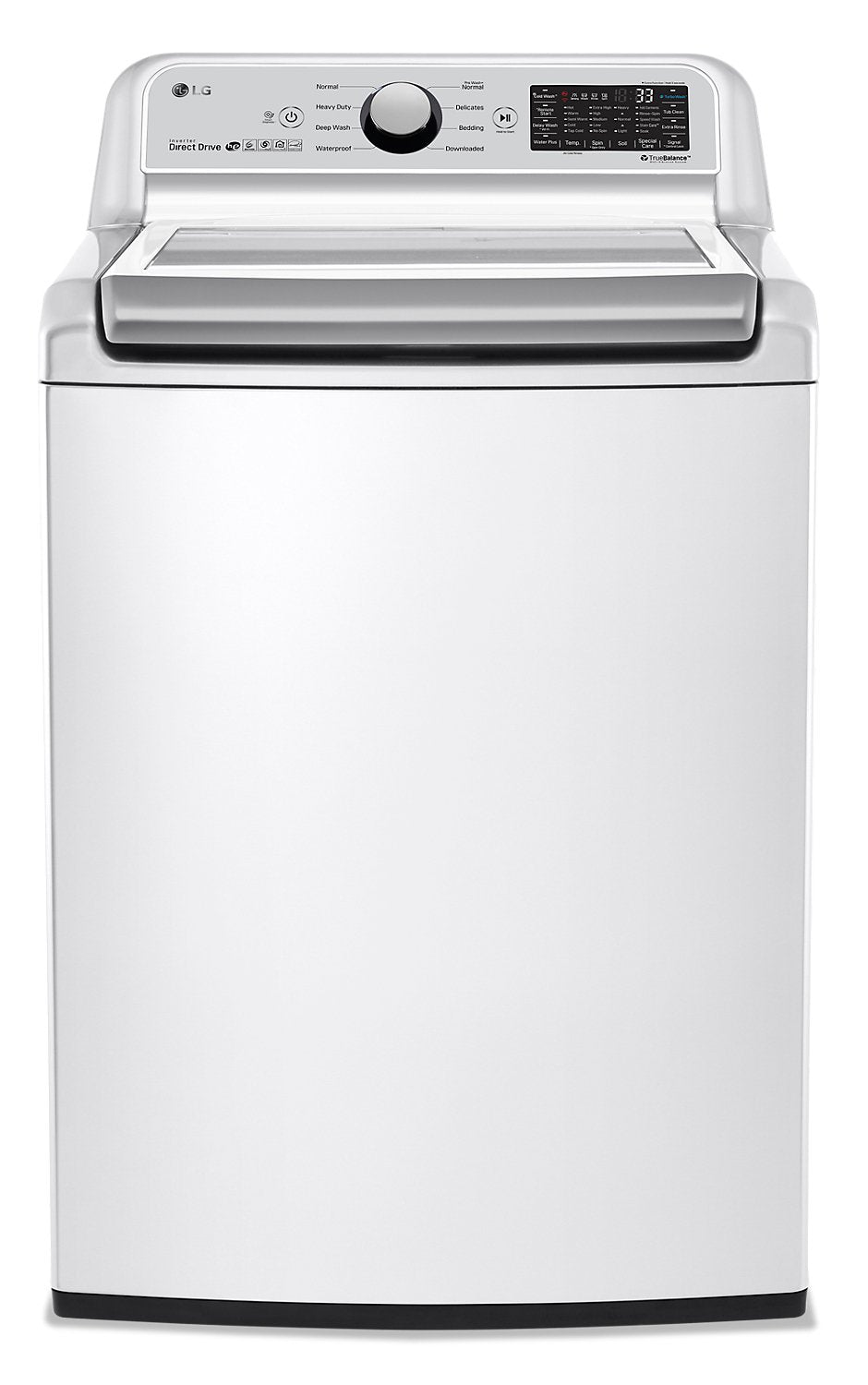 LG 5.8 Cu.Ft TopLoad Washer with TurboWash® WT7300CW Furniture.ca
