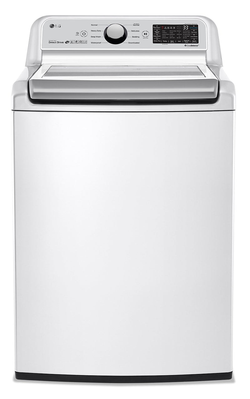 LG 5.8 Cu.Ft Top-Load Washer with TurboWash® - WT7300CW