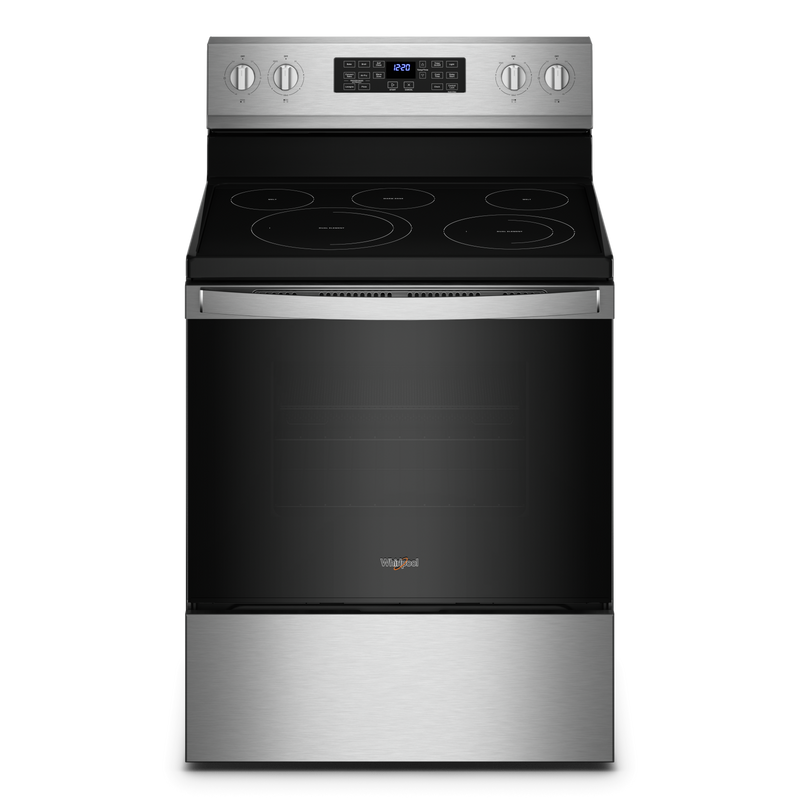 Whirlpool Fingerprint Resistant Stainless Steel 30" 5-in-1 Range with AirFry (5.3 Cu Ft) - YWFE550S0LZ