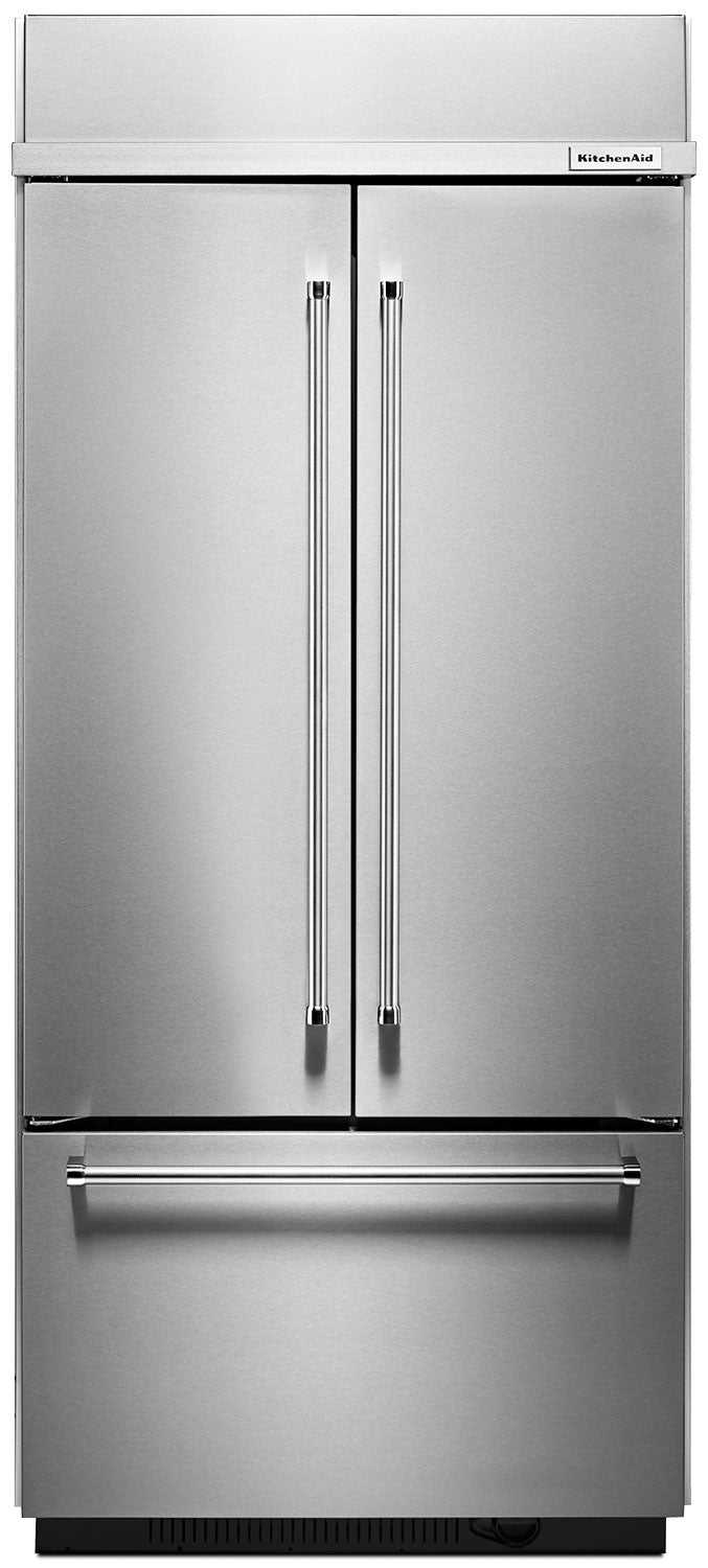 KitchenAid 20.8 Cu. Ft. Built-In French-Door Refrigerator - KBFN506ESS