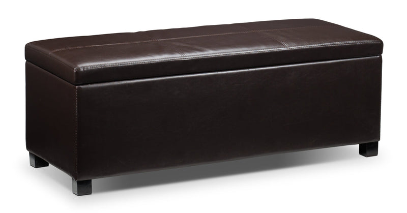 Tobin Ottoman - Chocolate