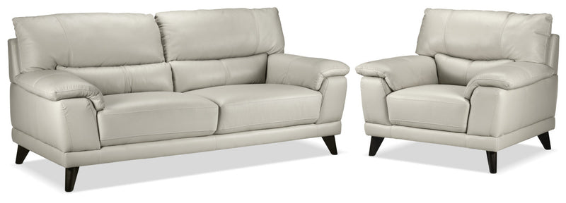 Belturbet Sofa and Chair Set - Silver Grey