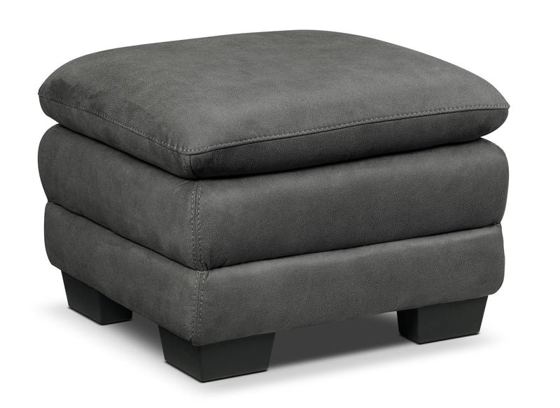 Maree Ottoman - Charcoal