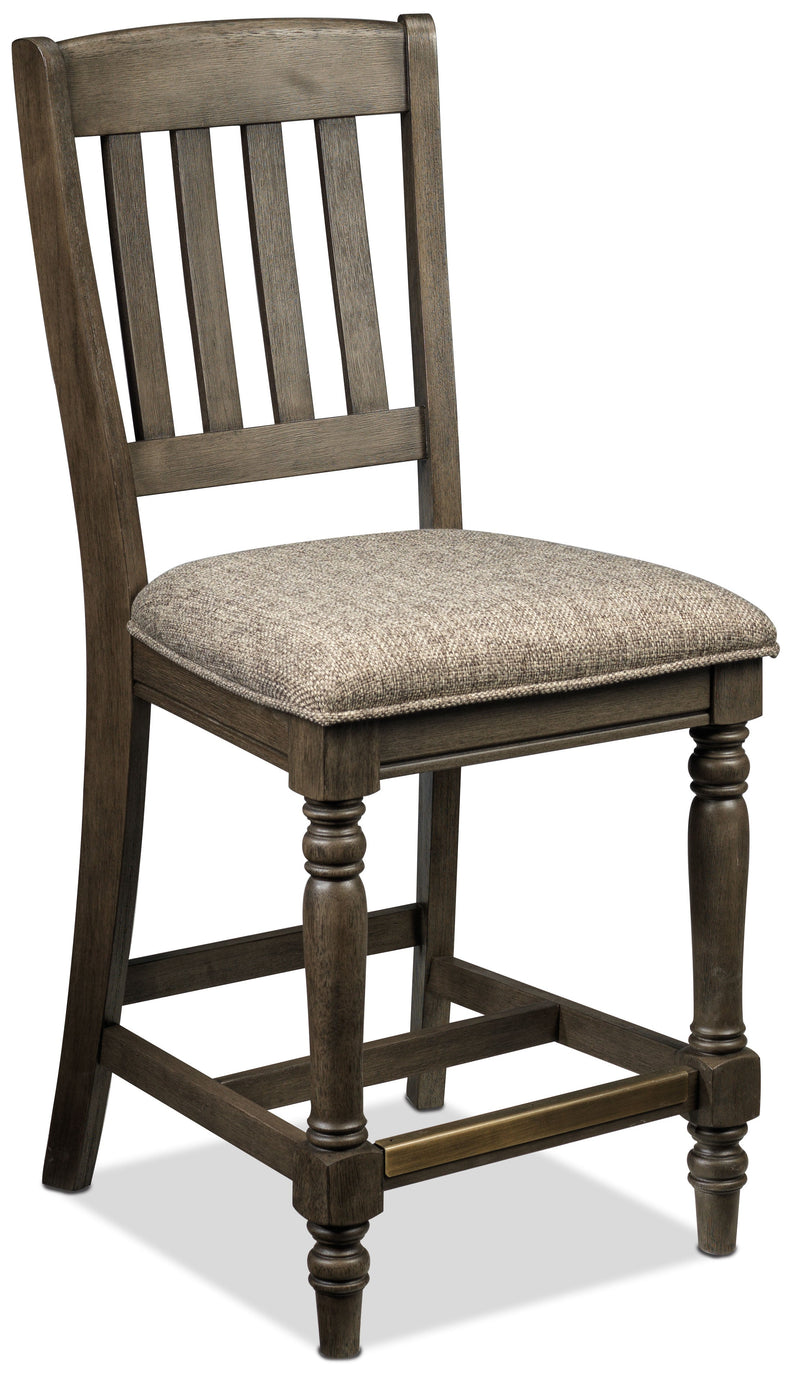 Lynnhaven Counter-Height Stool - Roasted Oak