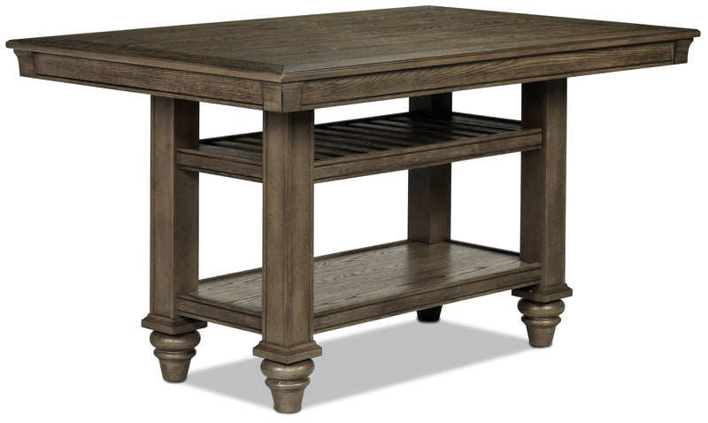 Lynnhaven Counter-Height Dining Table - Roasted Oak
