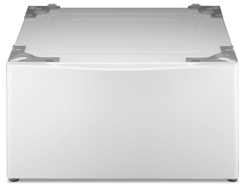 LG 15" H Laundry Pedestal w/Storage Drawer - White