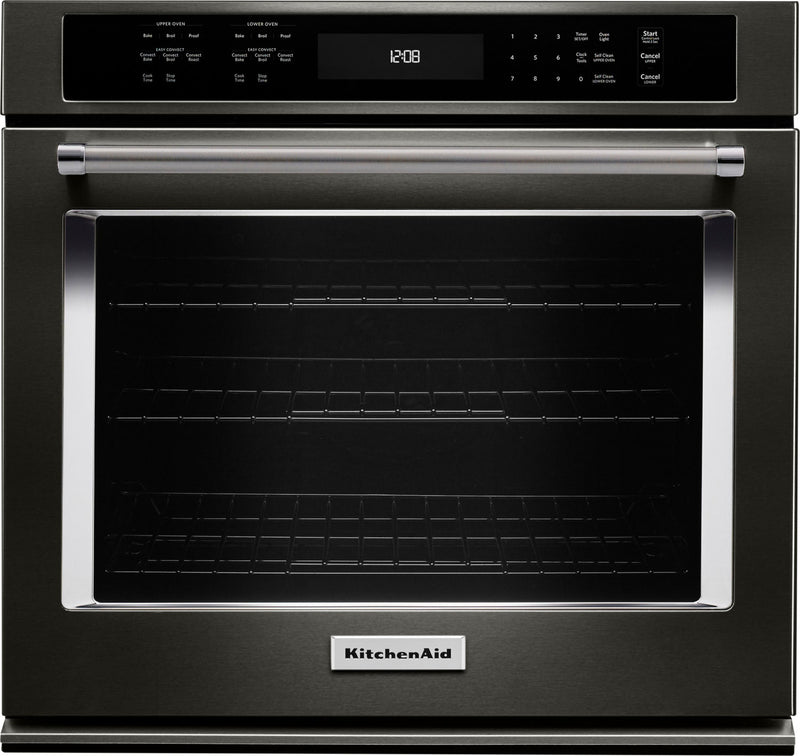 KitchenAid 5.0 Cu. Ft.  Single Wall Oven with Even-Heat™ True Convection - KOSE500EBS