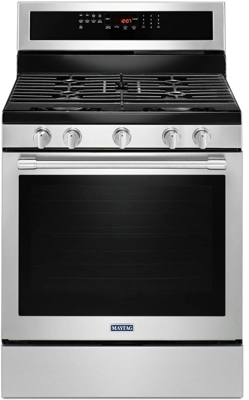 Maytag Stainless Steel Freestanding Gas True Convection Range (5.8 Cu. Ft.) - MGR8800FZ