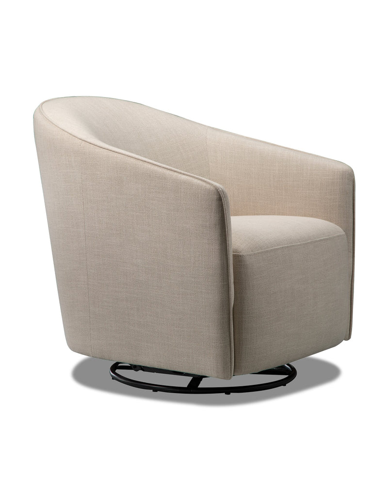 Vida Swivel Accent Chair - Linen