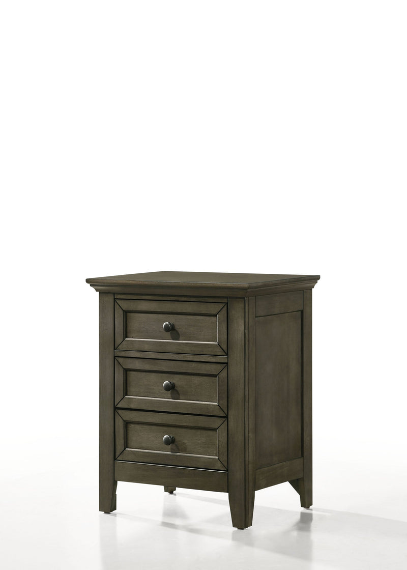 Wendell Night Table - Pewter