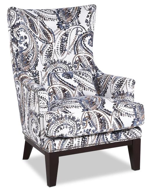 Rockhampton Fabric Accent Chair - Paisley