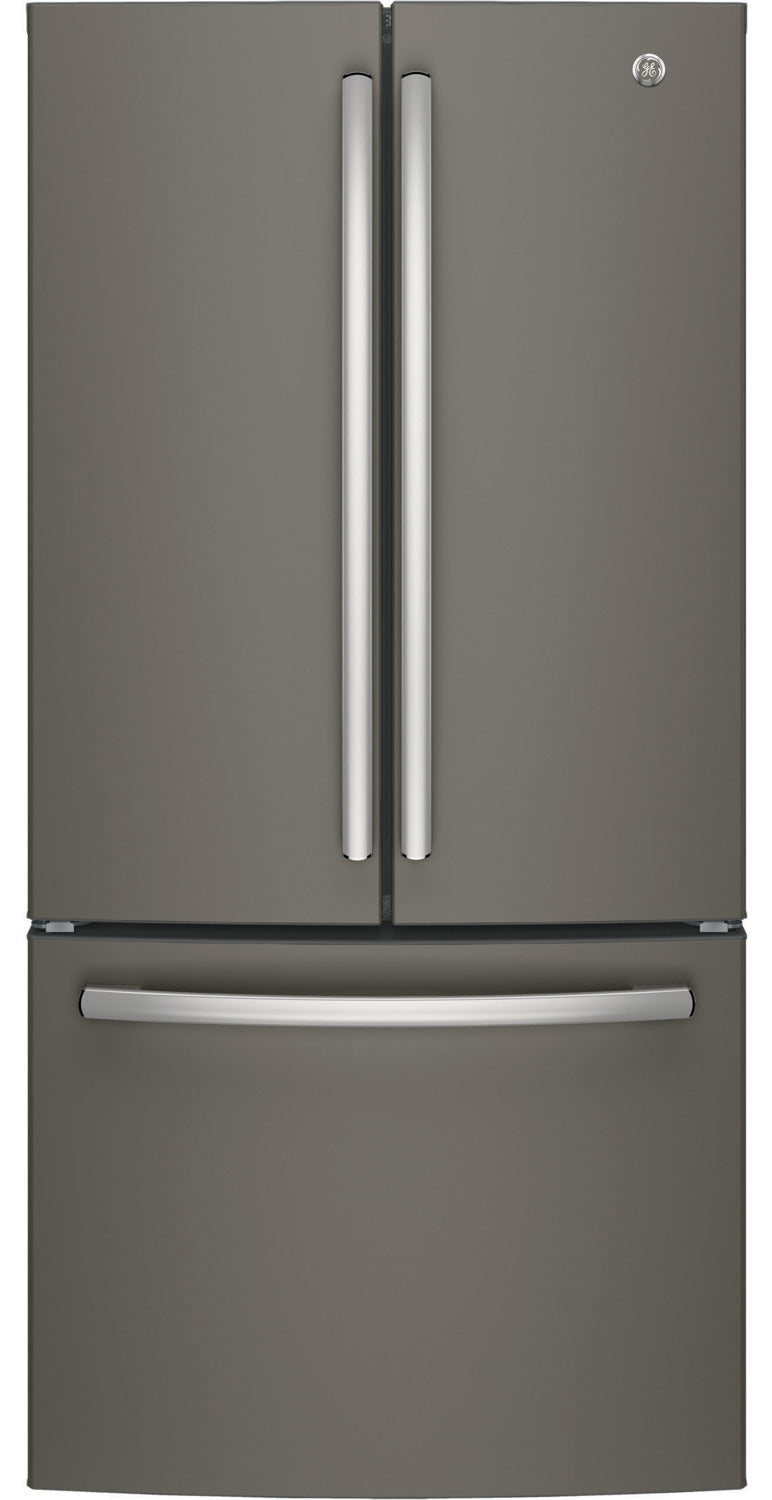 GE Slate Counter-Depth French Door Refrigerator (18.6 Cu. Ft.) - GWE19JMLES