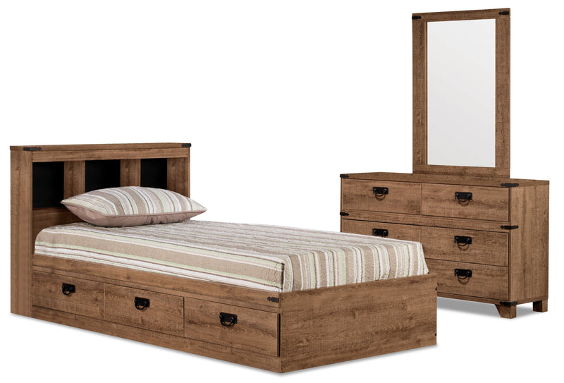 Fleetwood 4-Piece Twin Storage Bedroom Set