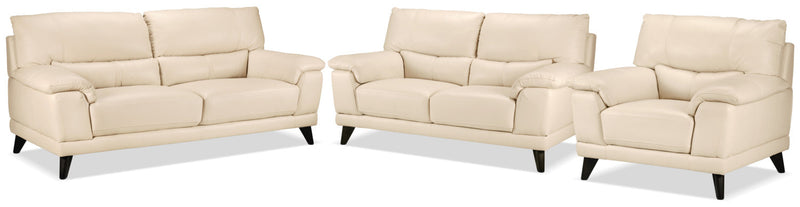 Belturbet Sofa, Loveseat and Chair Set - Bisque