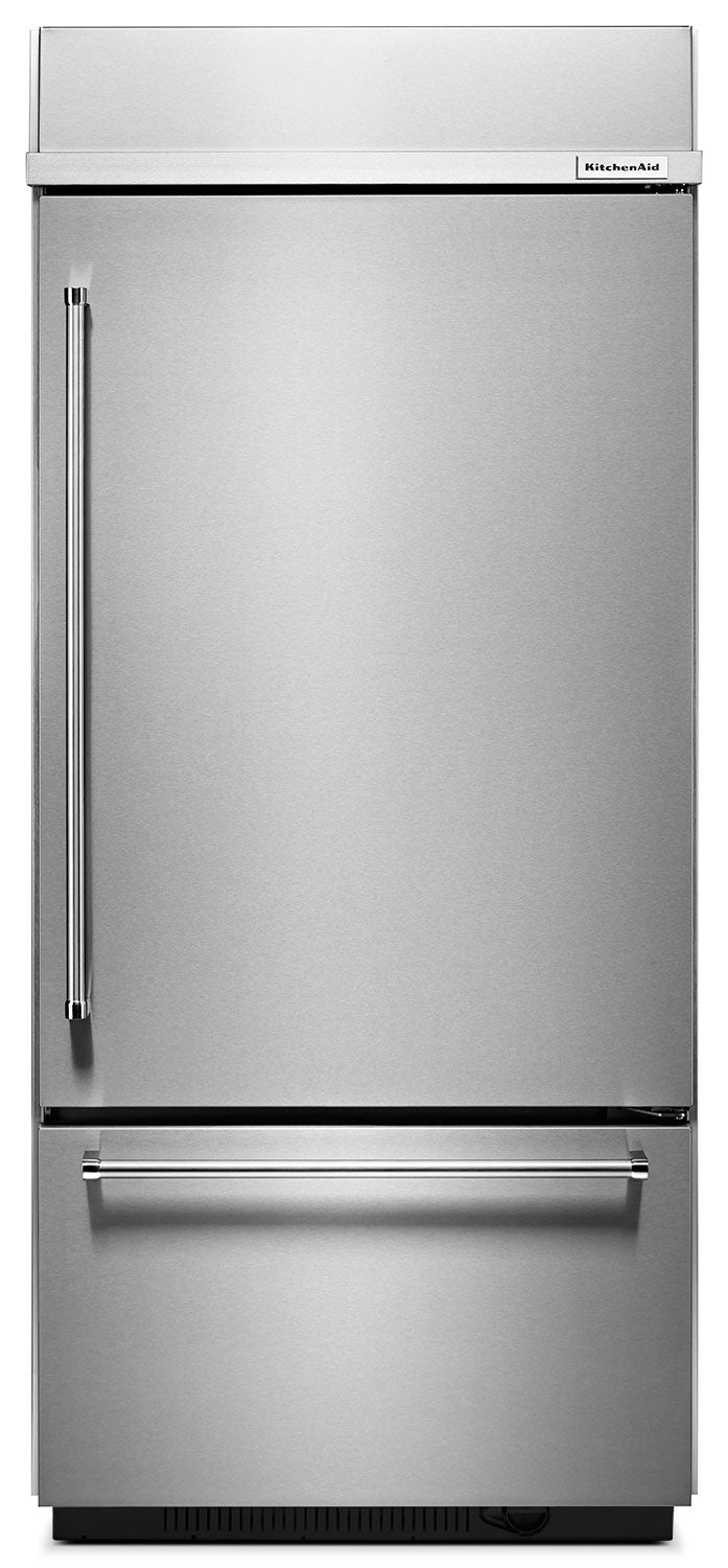 KitchenAid 20.9 Cu. Ft. Built-In Bottom-Mount Refrigerator - KBBR306ESS