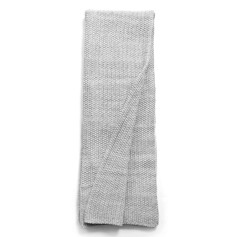 Enines Knitted Throw - Grey