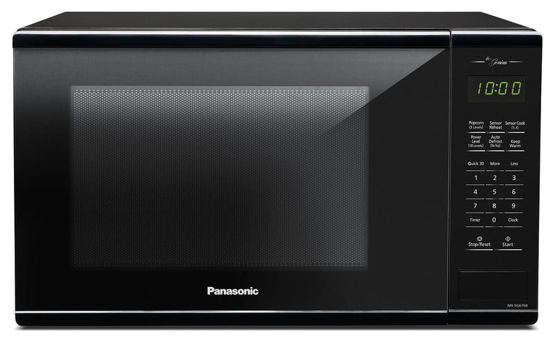Panasonic Black Countertop Microwave w/ Sensor Cooking (1.3 Cu. Ft.) - NNSG676B