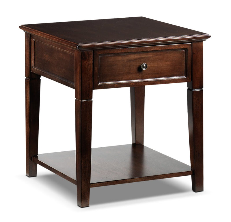 Kunbury End Table - Walnut