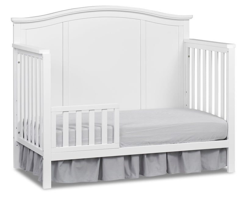 Delano Convertible Crib/Toddler Bed Package - Snow White