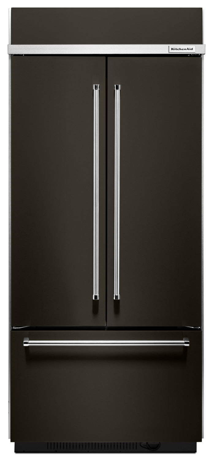 KitchenAid 20.8 Cu. Ft. Built-In French-Door Refrigerator - KBFN506EBS