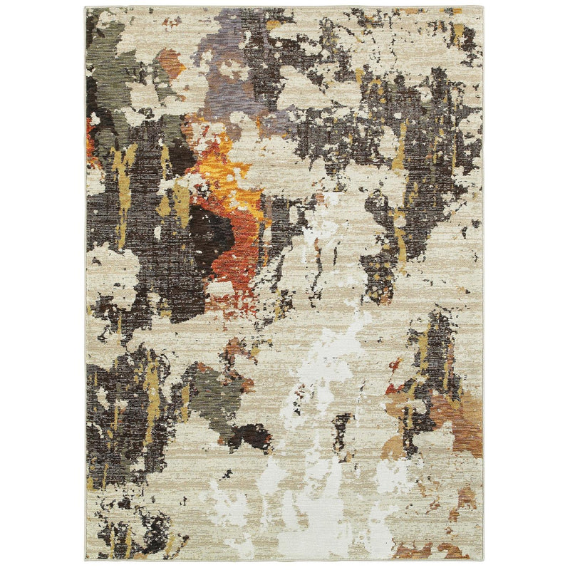 Estérel W7770JL Abstract Area Rug (5'3"X7'3")