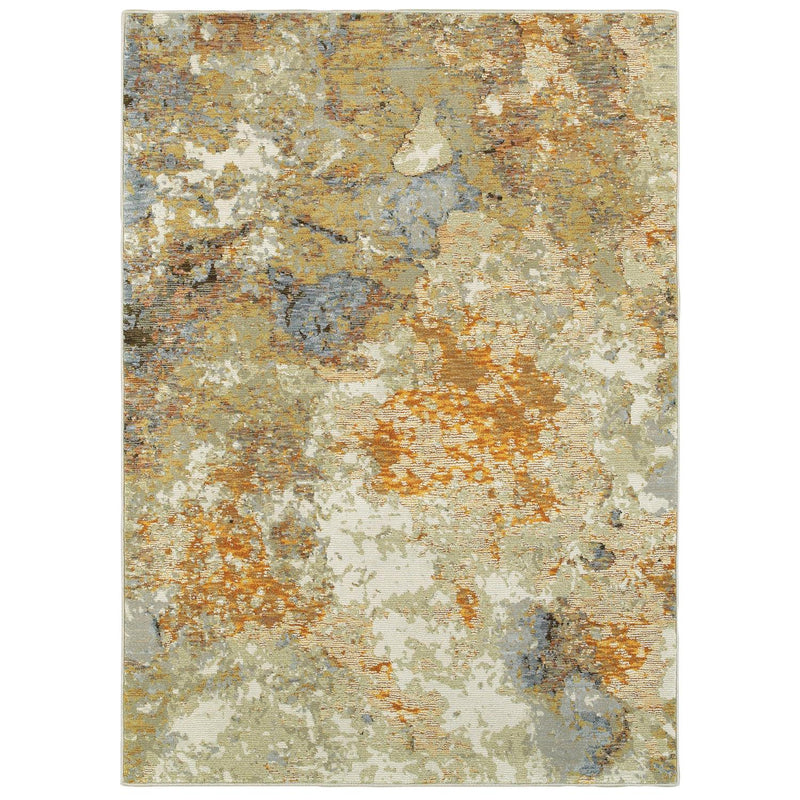 Estérel W8031BL Abstract Area Rug (7'10"X10'10")