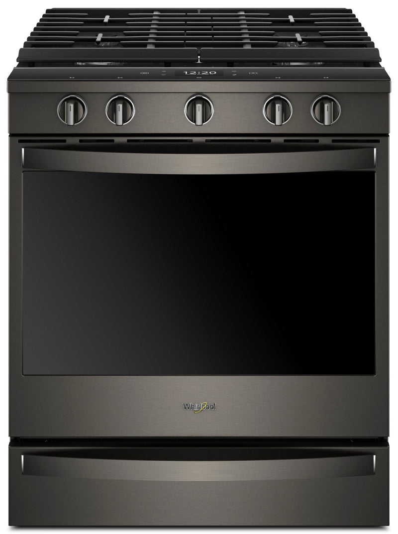 Whirlpool® 5.8 Cu. Ft. Smart Slide-in Gas Range with EZ-2-Lift™ Hinged Cast-iron Grates