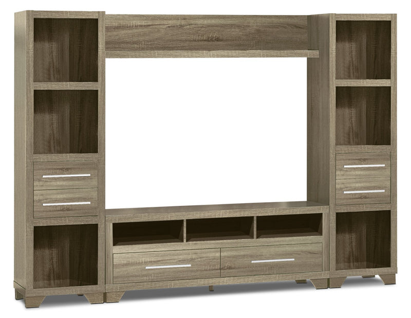 Maldon 4-Piece Entertainment Centre with 60" TV Opening - Grey