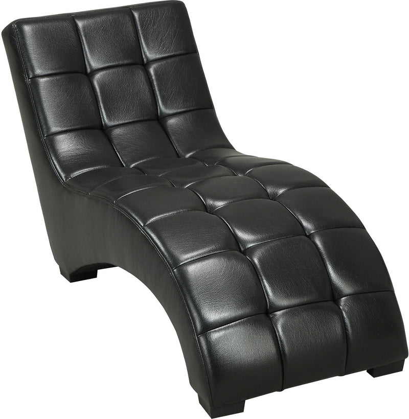 Winslow Curved Chaise - Black