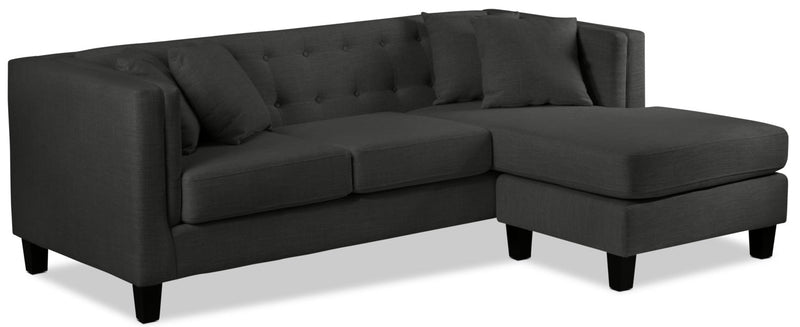 Arbor Chaise Sofa - Dark Grey