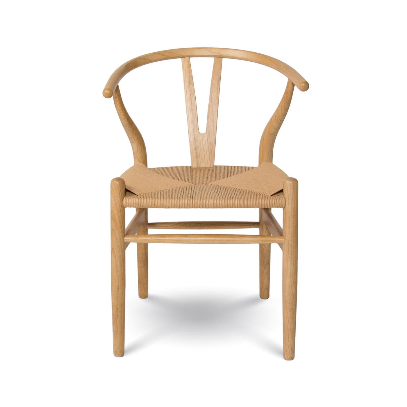 Blonde wood online dining chairs