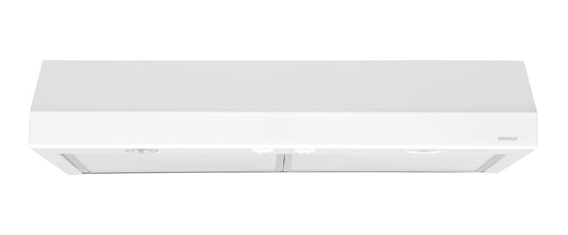 Broan 30" 250 CFM Under-Cabinet Range Hood - White